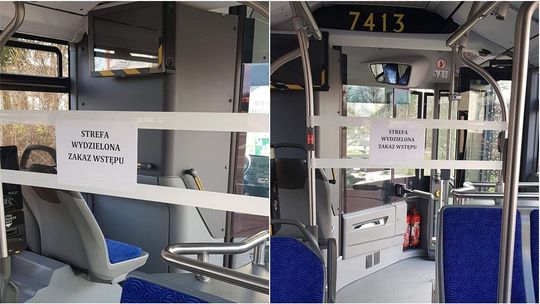 Wydzielone strefy w autobusach i trolejbusach w Lublinie. Mają ograniczyć ryzyko zakażenia kierowców