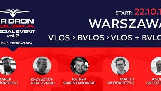 WYJĄTKOWE SZKOLENIE UAVO VLOS / BVLOS. LICENCJA NA DRONA W WARSZAWIE