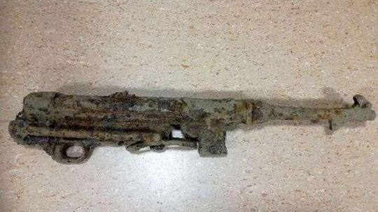 Wykopała w swoim ogródku karabin