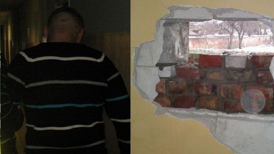 Wykuł dziurę w ścianie sklepu i ukradł 25 kg wieprzowiny