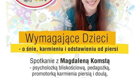 "Wymagające dzieci": Spotkanie z Magdaleną Komstą w Puławach