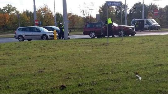 Wymusił pierwszeństwo. Wypadek na ul. Krochmalnej