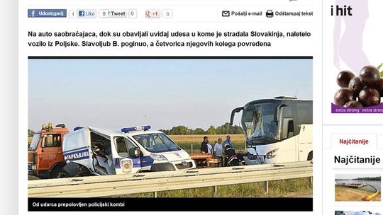Wypadek autokaru z Lublina w Serbii, kierowca zatrzymany. Biuro podróży: Pomożemy mu