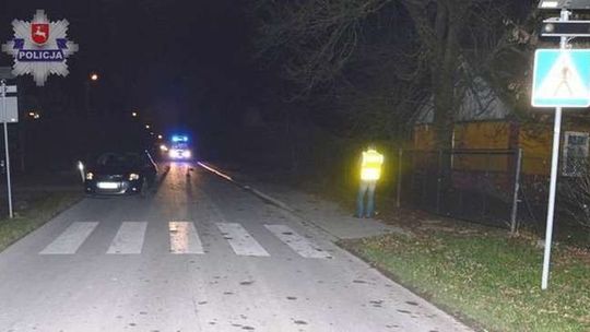 Wypadek koło Chełma. 8-latka potrącona przez samochód