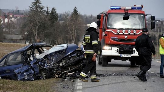 Wypadek koło Kraśnika. Nie żyje jedna osoba
