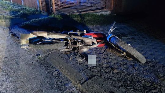 Wypadek motocyklisty. 41-latek nie był trzeźwy. "Duża lekkomyślość"