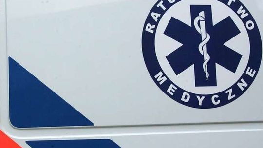Wypadek motocyklisty. Mężczyzna trafił do szpitala