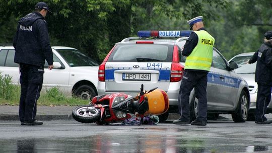 Wypadek motorowerzysty w Białej Podlaskiej