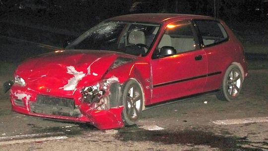 Wypadek na Diamentowej: Trzy osoby lekko ranne