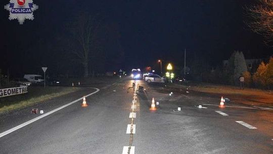 Wypadek na DK17. Wjeżdżała na stację, wymusiła pierwszeństwo