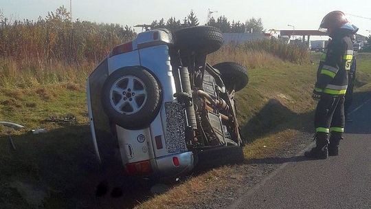 Wypadek na drodze krajowej nr 19. Toyota zderzyła się z saabem