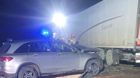 Wypadek na krajowej 17-stce