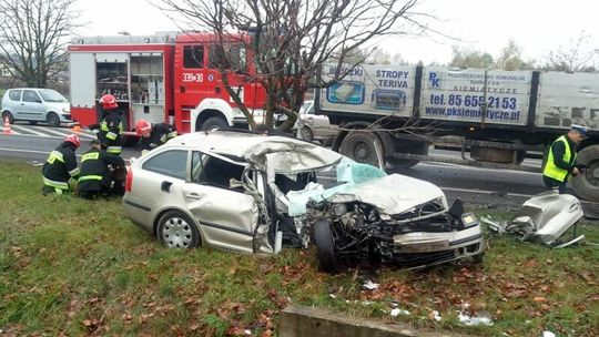 Wypadek na krajowej \"19\" w Niemcach