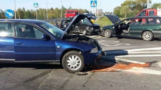 Wypadek na obwodnicy Lubartowa