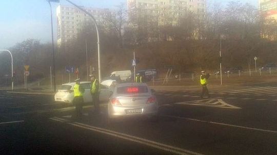 Wypadek na skrzyżowaniu al. Kompozytorów Polskich i Solidarności
