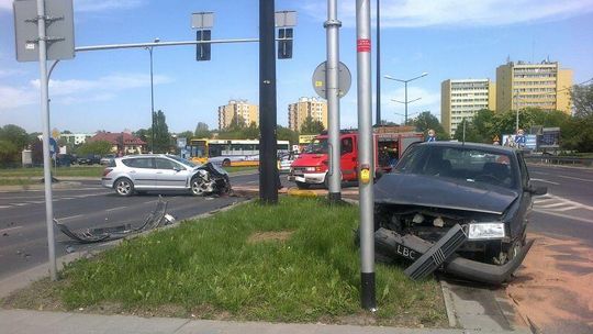 Wypadek na skrzyżowaniu Zana i Nadbystrzyckiej