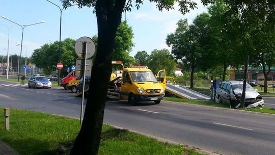 Wypadek na ul. Choiny w Lublinie. Kierująca straciła prawo jazdy