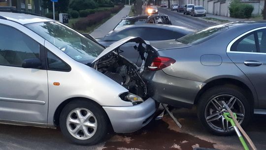 Wypadek na ul. Głębokiej w Lublinie [zdjęcia]