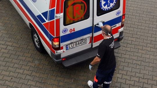 Wypadek na ul. Kiepury w Lublinie. Ranny rowerzysta
