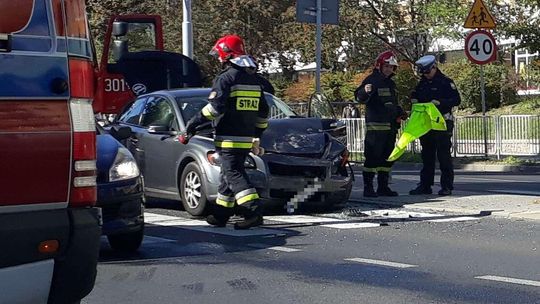 Wypadek na ul. Lwowskiej. Cztery osoby w szpitalu. Wśród nich 1,5-roczne dziecko [zdjęcia]