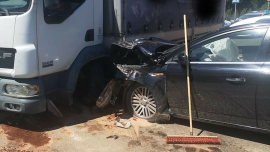 Wypadek niedaleko Lublina. Wezwano na pomoc śmigłowiec