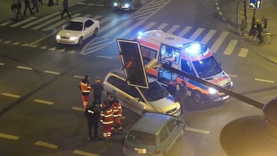 Wypadek w centrum Lublina