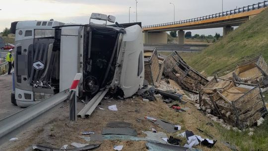 Wypadek w Elizówce. Zablokowany węzeł Lublin-Rudnik