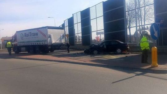 Wypadek w Kalinówce. Zderzyły się dwa samochody