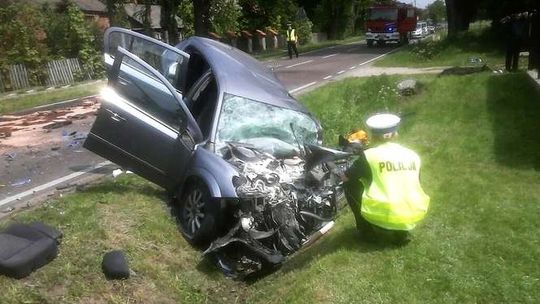 Wypadek w Kobiałkach Starych. Zginął 11-letni chłopiec, nie żyje też jego ojciec