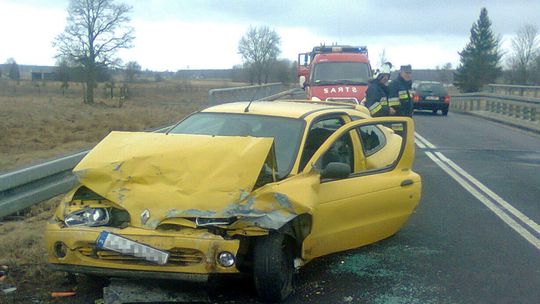 Wypadek w Kołaczach. Pięć osób trafiło do szpitala