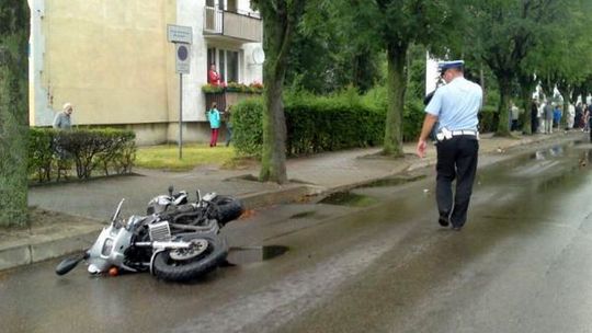 Wypadek w Lubartowie. Kupił motocykl chwilę wcześniej (zdjęcia)