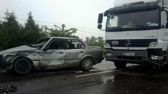 Wypadek w Łucce na krajowej \"19\"