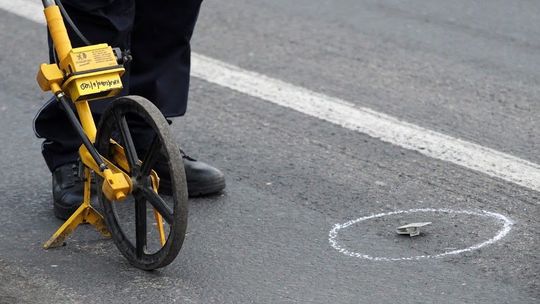 Wypadek w Łukowie. Potrącenie pieszego