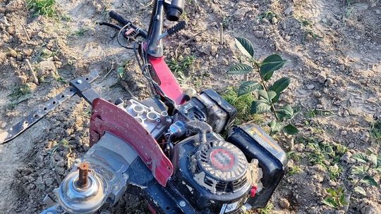 Wypadek w polu. Do rannego ściągali śmigłowiec