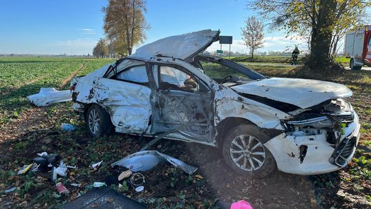 Wypadek w powiecie hrubieszowskim. Interweniował śmigłowiec LPR