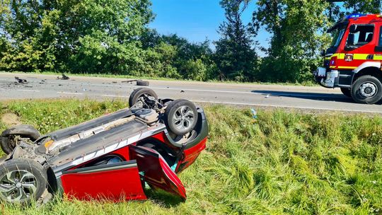 Wypadek w powiecie ryckim. 6 osób rannych, w tym dzieci