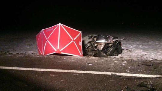 Wypadek w Strzeszkowicach. Kierowca BMW nie żyje (zdjęcia)