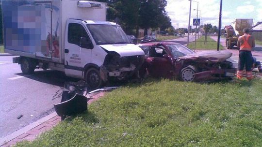 Wypadek w Świdniku: Jedna osoba trafiła do szpitala