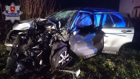 Wypadek w Teratynie. Audi zderzyło się z hondą