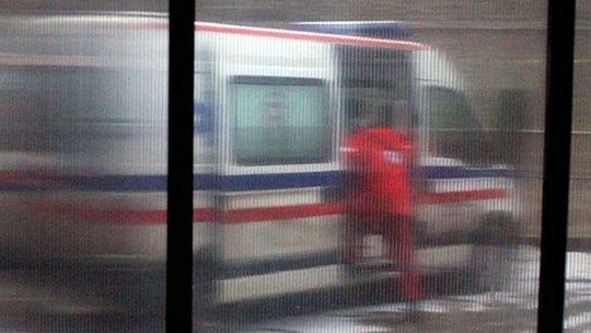 Wypadek w Turowie. Zderzenie dwóch samochodów