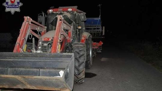 Wypadek w Zalesiu. Maszyna rolnicza była za szeroka?