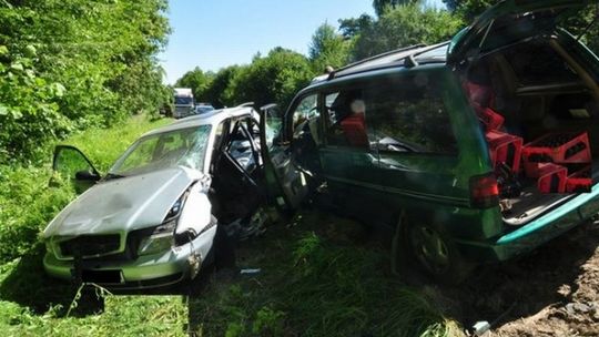 Wypadek w Zawadówce: Zginął kierowca audi