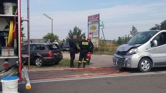 Wypadek we Włodawie. Utrudnienia drogowe w stronę Okuninki