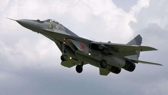 Wypadek wojskowego samolotu MiG-29. Pilot przeżył