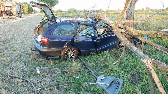 Wypadki na drogach regionu: Podszkodowane trzy osoby, w tym 11-miesięczne dziecko