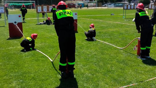 Wyrosną z nich prawdziwi strażacy? Młodzieżowe drużyny konkurowały w Szczebrzeszynie