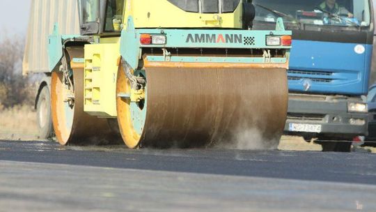 Wyrównują drogi krajowe przed zimą