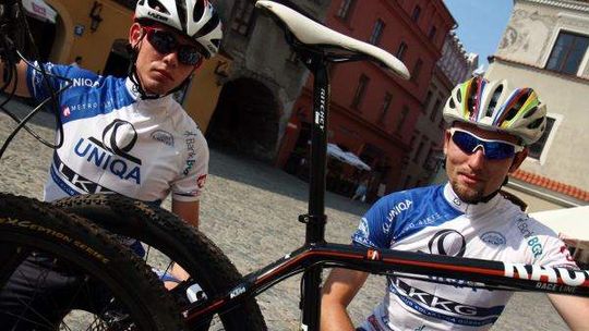 Wyścig rowerowy  po Starym Mieście w Lublinie