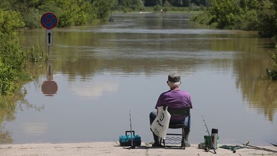 Wysoki stan wody w Wiśle. Nie działa przeprawa promowa Janowiec - Kazimierz Dolny