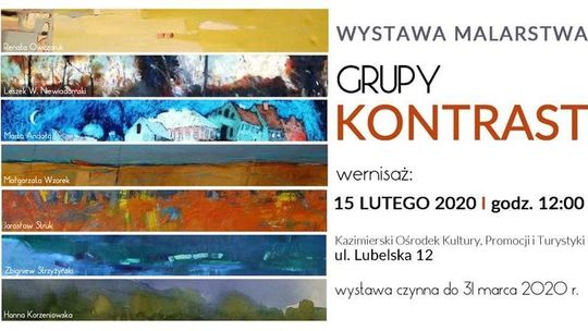 Wystawa grupy Kontrast w Kazimierzu Dolnym